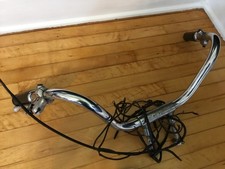 Guidão Harley Davidson Ironhead Sportster k modelo 900 XLCH 2 peças interno comprar usado  Enviando para Brazil