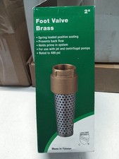 Fonte de água 2” válvula de pé de latão mola 400psi jato e bombas centrífugas, usado comprar usado  Enviando para Brazil