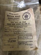 Ministry food ration for sale  LONGFIELD