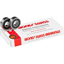 Usado, Rolamentos de skate BONES SWISS pacote com 8 8 mm competição de precisão tamanho 608 (Std) comprar usado  Enviando para Brazil