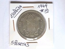 ESPAÑA - 5 PESETAS - 1949 *50 - MBC+ - NIQUEL comprar usado  Enviando para Brazil