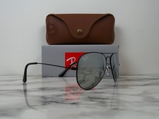Óculos de sol Ray-Ban RB3025 aviador preto espelhado tamanho 58-14-138 3N nunca usado!, usado comprar usado  Enviando para Brazil