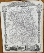 shropshire map for sale shropshire map for sale LLANELLI