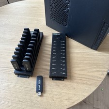 Kompletny zestaw infrastruktury modemu – serwer + 2 przemysłowe koncentratory USB + 40 Huawei na sprzedaż  PL