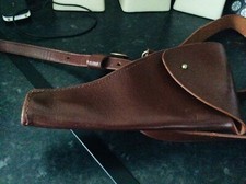 Vintage leather pistol for sale  RUGELEY