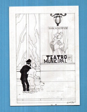 Carte postale tintin. d'occasion  Neaufles-Saint-Martin