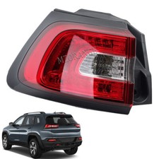 Lanterna traseira externa esquerda do motorista lâmpada de freio LED para Jeep Cherokee 2014-17 2018 comprar usado  Enviando para Brazil