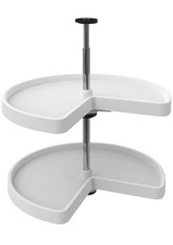 Rev-A-Shelf 3472-24-52 Value Line Double 2 Tier 24" forma de rim - Branco comprar usado  Enviando para Brazil