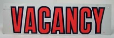 Vacancy vintage sign for sale  Flemington