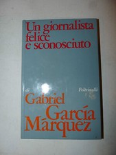 Romanzo marquez giornalista usato  Roma