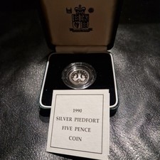 1990 silver piedfort for sale  SEVENOAKS