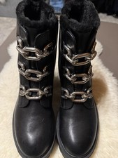 Deichmann bikerboots schwarz gebraucht kaufen  St.Katharinen