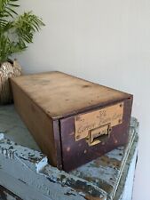 Vintage wood drawer for sale  HINCKLEY
