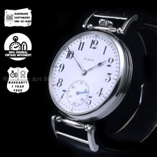 Relógio de pulso masculino vintage clássico Elgin EUA 1912 movimento mecânico comprar usado  Enviando para Brazil