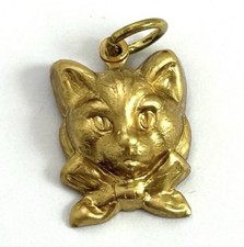 Vintage cat charm for sale  Cranford