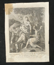Sacra famiglia incisione usato  Albano Laziale