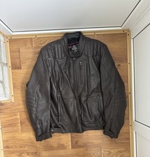 Jaqueta de couro masculina retrô Alpinestars Huntsman preta vintage 3XL comprar usado  Enviando para Brazil