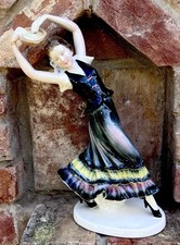 Antique lady flamenco for sale  DISS