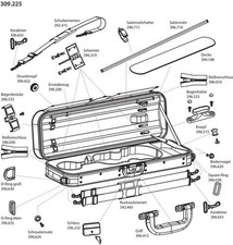 Violino astuccio astuccio usato  Italia