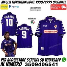 Maglia fiorentina batistuta usato  Pievepelago