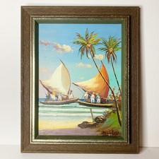 Vintage oil painting for sale  Hammond