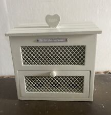 White wooden egg for sale  EAST COWES