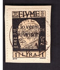 1921 fiume annunzio usato  Sassari