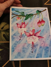 Watercolor flowers d'occasion  Expédié en Belgium