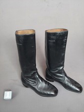 Schwarze leder stiefel gebraucht kaufen  Erkner