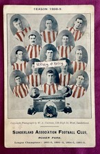 1908 09. sunderland for sale  UK