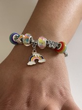 Bracciale arcobaleno donna usato  Fisciano