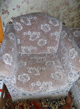 Sofagarnitur 3tlg blumendekor gebraucht kaufen  Rüsselsheim am Main