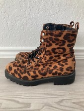 Combat boots leopard for sale  San Antonio