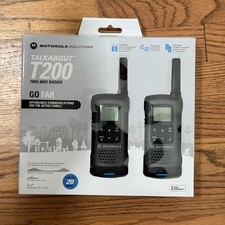 Motorola Portable FRS, T200, Talkabout, Rádios Bidirecionais, Recarregável comprar usado  Enviando para Brazil