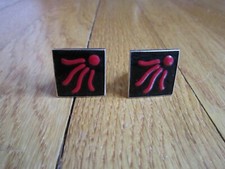 Vintage cufflinks square for sale  Auburn