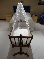 Wood crib cot for sale  THETFORD