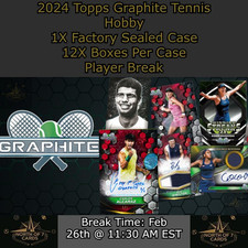 Monica Seles - 2024 Topps Graphite Tennis Hobby 1X Case Player BREAK #26 comprar usado  Enviando para Brazil