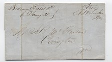 1851 Balcony Falls VA manuscrito carta sem carimbo PM free frank [K.56], usado comprar usado  Enviando para Brazil