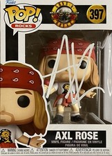 AXL ROSE AUTOGRAFADO ASSINADO GUNS N ROSES FUNKO POP #397 comprar usado  Enviando para Brazil