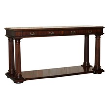 DESLUMBRANTE APARADOR DE MESA CONSOLE MOGNO AMERICANO ESCULPIDO À MÃO RALPH LAUREN comprar usado  Enviando para Brazil