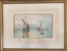 Antique painting seascape for sale  NEWTON ABBOT