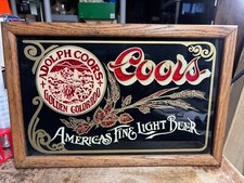 Vintage coors mirror for sale  Staten Island