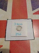 1916 silver threepence for sale  SOUTHAMPTON