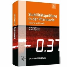 Stabilitätsprüfung pharmazie gebraucht kaufen  Stuttgart