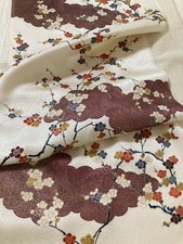 Usado, @@ Tecido de seda quimono japonês/base branca creme, 13"x64", 13"x40" etc. C58 comprar usado  Enviando para Brazil