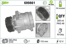 Valeo 699861 klimaanlage gebraucht kaufen  Berlin