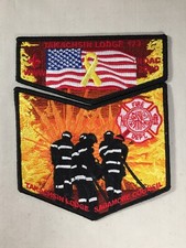 Takachsin OA Lodge 173 2020 NOAC Fire Fighter 2 peças conjunto aba BSA Patch comprar usado  Enviando para Brazil