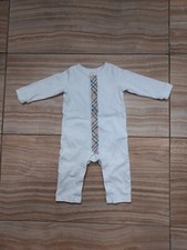Usado, Body Burberry One Piece xadrez branco bebê tamanho 6 meses comprar usado  Enviando para Brazil