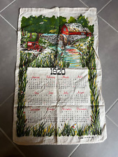 Torchon calendrier ancien d'occasion  Bordeaux-