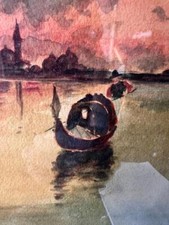 Antique old watercolor for sale  Cape Coral